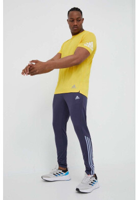 adidas Performance Тениска за бягане Run It в жълто с принт - Pepit.bg