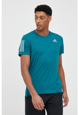 adidas Performance Тениска за бягане Own The Run в оранжево с принт - Pepit.bg
