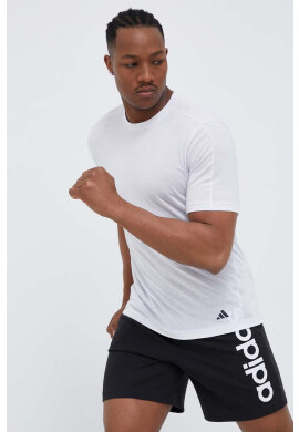 adidas Performance Тениска за трениране Base в бяло с изчистен дизайн - Pepit.bg