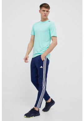 adidas Performance Тениска за трениране Designed 4 Training в тюркоазено с изчистен дизайн - Pepit.bg