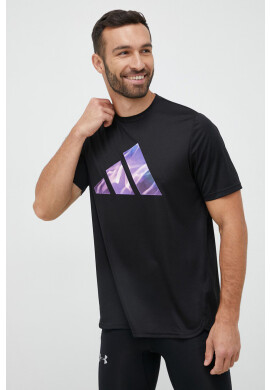 adidas Performance Тениска за трениране Designed for Movement в черно с принт - Pepit.bg