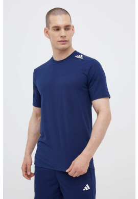 adidas Performance Тениска за трениране Designed for Training в тъмносиньо с изчистен дизайн - Pepit.bg