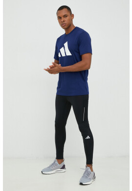 adidas Performance Тениска за трениране Training Essentials в тъмносиньо с принт - Pepit.bg