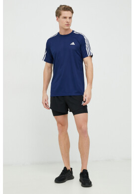 adidas Performance Тениска за трениране Training Essentials в тъмносиньо с апликация - Pepit.bg