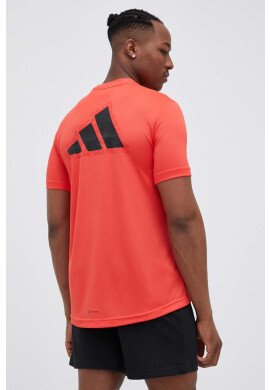 adidas Performance Тениска за трениране Workout Base в червено с принт - Pepit.bg