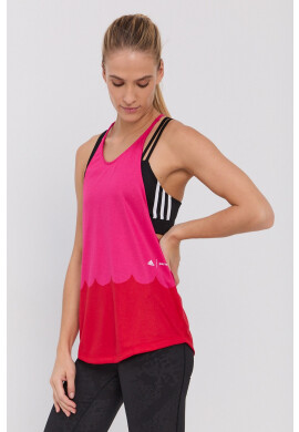 adidas Performance Топ x Marimekko H16927 дамски в лилаво - Pepit.bg