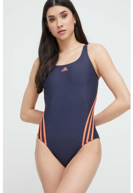 adidas Performance Цял бански 3-Stripes в синьо с мека чашка - Pepit.bg