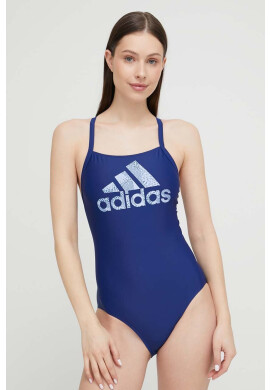 adidas Performance Цял бански Big Logo в синьо с мека чашка - Pepit.bg