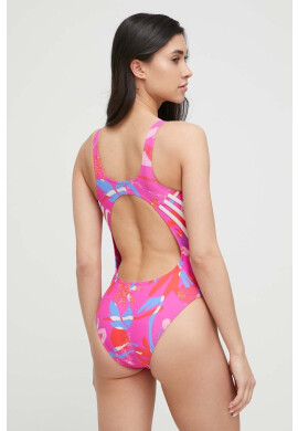 adidas Performance Цял бански Floral в розово с мека чашка - Pepit.bg