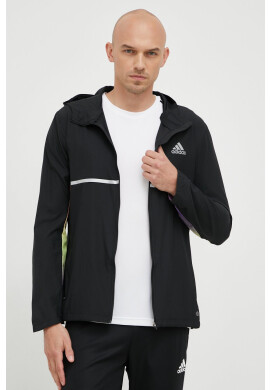adidas Performance Яке за бягане Own The Run в черно с преходна изолация - Pepit.bg