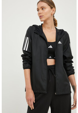 adidas Performance Яке за бягане Own The Run в черно с преходна изолация - Pepit.bg