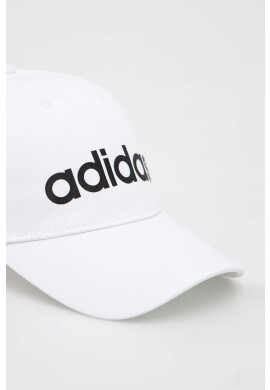 adidas Шапка с козирка в бяло с принт - Pepit.bg