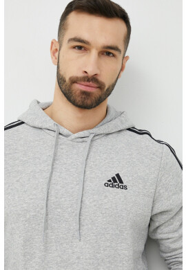 adidas Суичър в сиво с качулка с апликация - Pepit.bg