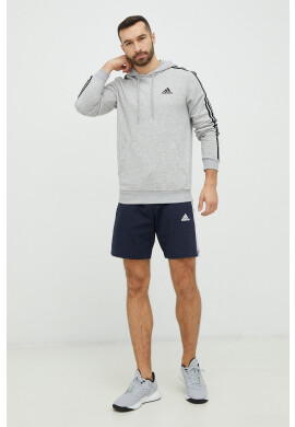 adidas Суичър в сиво с качулка с апликация - Pepit.bg
