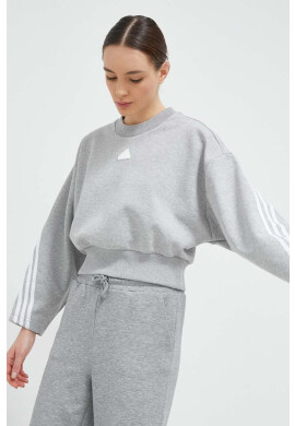 adidas Суичър в сиво с десен - Pepit.bg