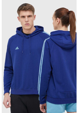 adidas Суичър в синьо с качулка с апликация - Pepit.bg