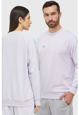 adidas Суичър в лилаво с апликация - Pepit.bg