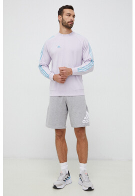 adidas Суичър в лилаво с апликация - Pepit.bg