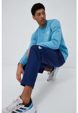 adidas Суичър в синьо с апликация - Pepit.bg