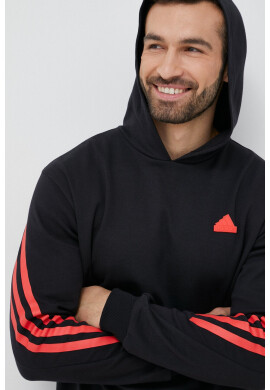 adidas Суичър в черно с качулка с апликация - Pepit.bg