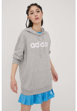 adidas Суичър в сиво меланж на - Pepit.bg