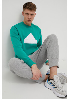 adidas Суичър в зелено с принт - Pepit.bg