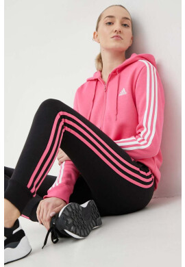 adidas Суичър В розово с качулка с изчистен дизайн - Pepit.bg
