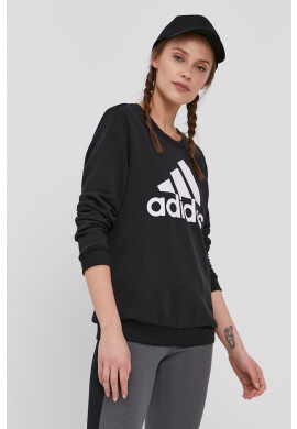 adidas Суичър в розово с качулка с десен - Pepit.bg