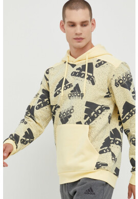 adidas Суичър в жълто с десен - Pepit.bg