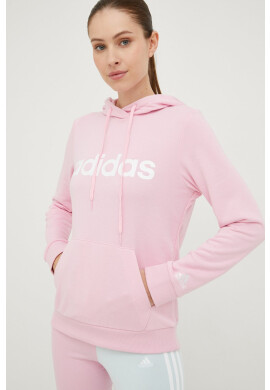 adidas Суичър в розово с принт - Pepit.bg