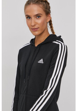 adidas Суичър в тъмносиньо с изчистен дизайн - Pepit.bg