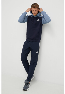 adidas Суичър в тъмносиньо с изчистен дизайн - Pepit.bg