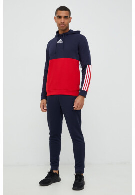 adidas Суичър в тъмносиньо с изчистен дизайн - Pepit.bg
