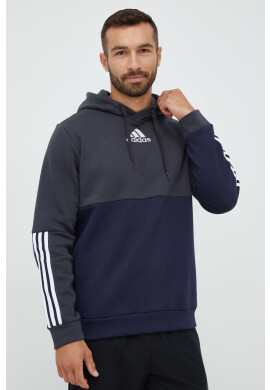 adidas Суичър в сиво с качулка с изчистен дизайн - Pepit.bg
