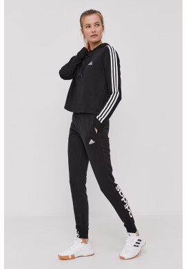 adidas Суичър GM5582 дамски в черно с изчистен дизайн - Pepit.bg