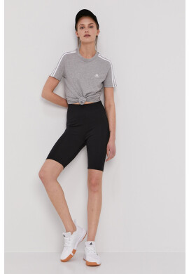 adidas Тениска в бяло с изчистен дизайн - Pepit.bg
