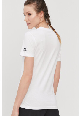 adidas Тениска GL0768 дамска в бяло - Pepit.bg