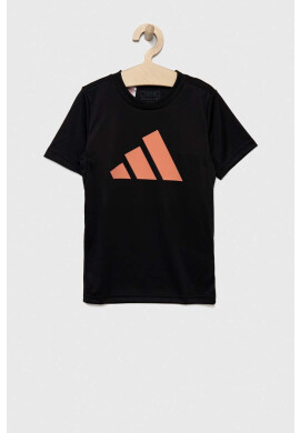 adidas Тениска U TR-ES LOGO в черно с принт - Pepit.bg
