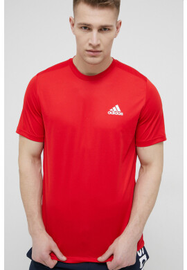adidas Тениска за трениране HD4114 в лилаво с изчистен дизайн - Pepit.bg