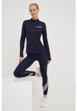 adidas TERREX Спортен суичър Multi в тъмносиньо с изчистен дизайн - Pepit.bg