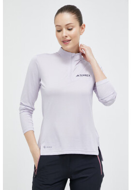 adidas TERREX Спортен суичър в лилаво - Pepit.bg