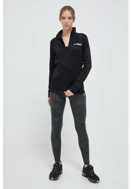 adidas TERREX Спортен суичър Multi в черно с изчистен дизайн - Pepit.bg