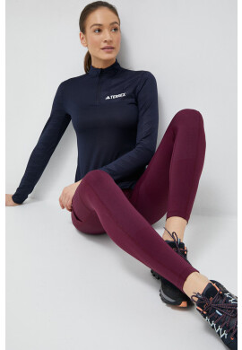 adidas TERREX Спортен суичър Multi в тъмносиньо с десен - Pepit.bg