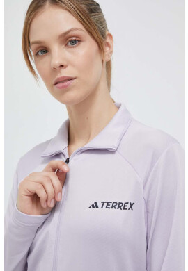 adidas TERREX Спортен суичър Multi в лилаво с изчистен дизайн - Pepit.bg