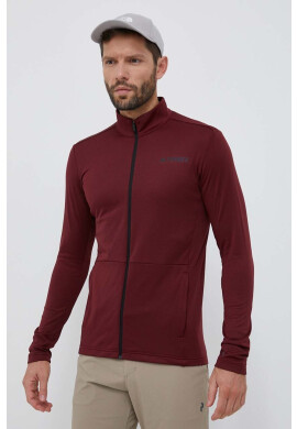 adidas TERREX Спортен суичър Multi в бордо с изчистен дизайн - Pepit.bg