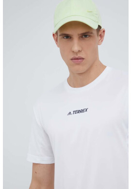 adidas TERREX Спортна тениска Multi H53383 в бяло с принт - Pepit.bg