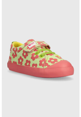 Agatha Ruiz de la Prada Детски ниски кецове в зелено - Pepit.bg