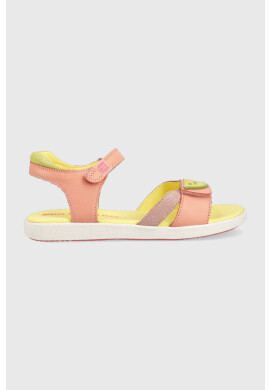 Agatha Ruiz de la Prada Детски сандали от кожа в розово - Pepit.bg