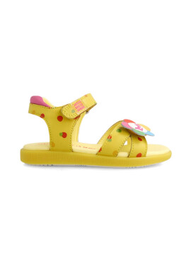 Agatha Ruiz de la Prada Детски сандали от кожа в жълто - Pepit.bg