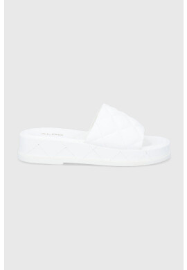 Aldo Чехли Carreaux дамски в бяло с платформа - Pepit.bg